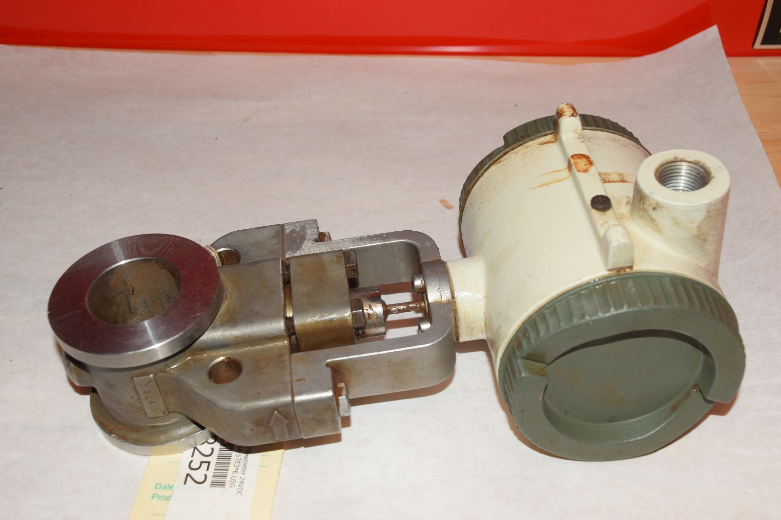 YOKOGAWA YEWFLO YF104-AAUB1A-5353*E USG 24VDC 0-21000.00 VORTEX FLOWMETER
