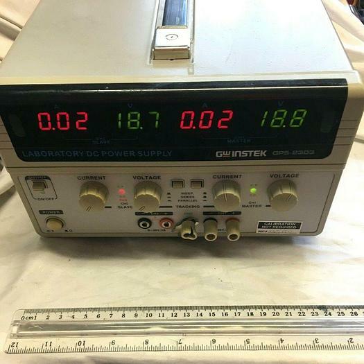 GW Instek 30V 3A 2-Channel Laboratory DC Power Supply GPS-2303 Working Free Ship
