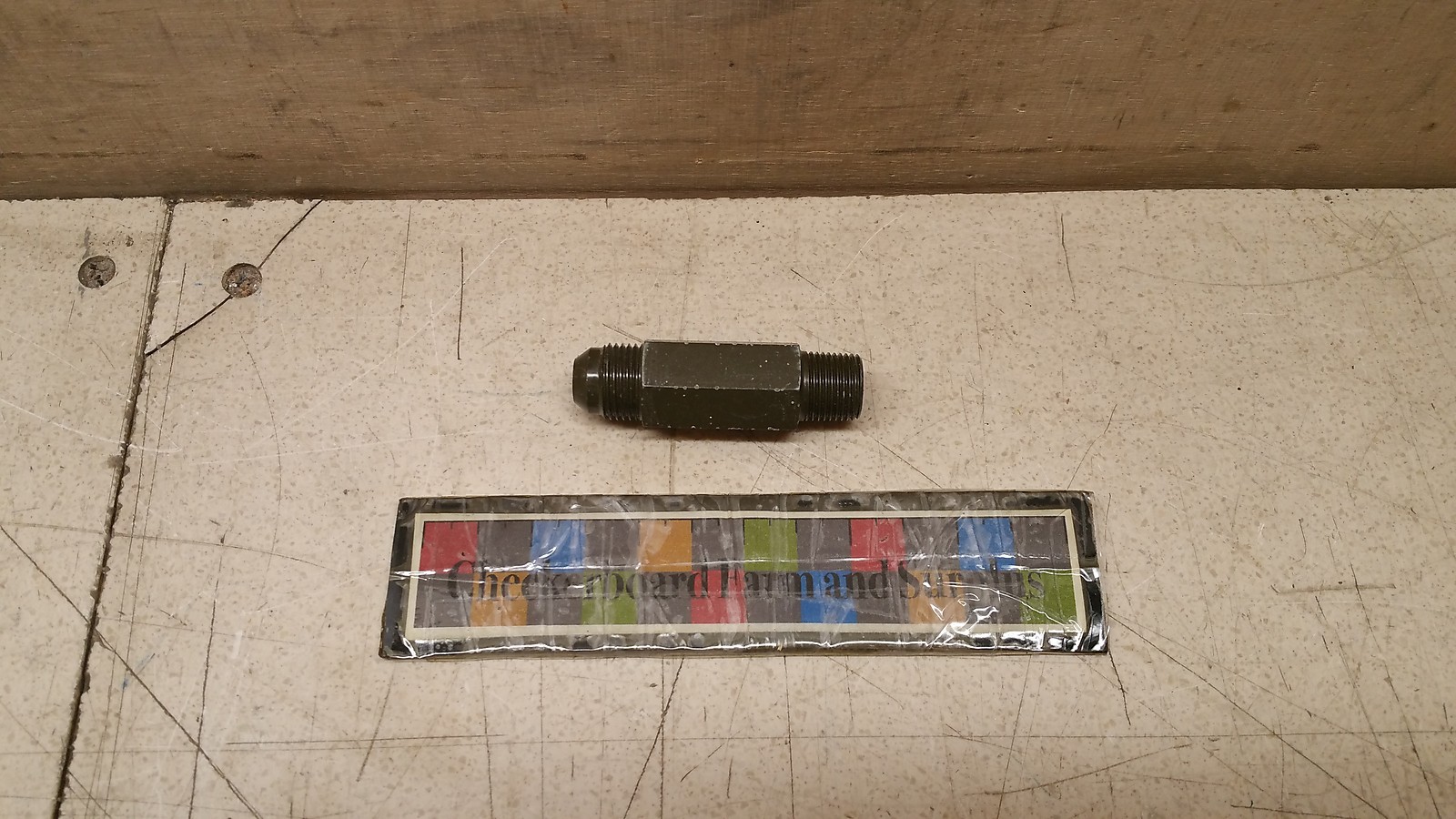 NOS Pipe to Tube Straight Adapter 11668891 1/2″ Tube 3/8″ Pipe 4730-01-026-0443