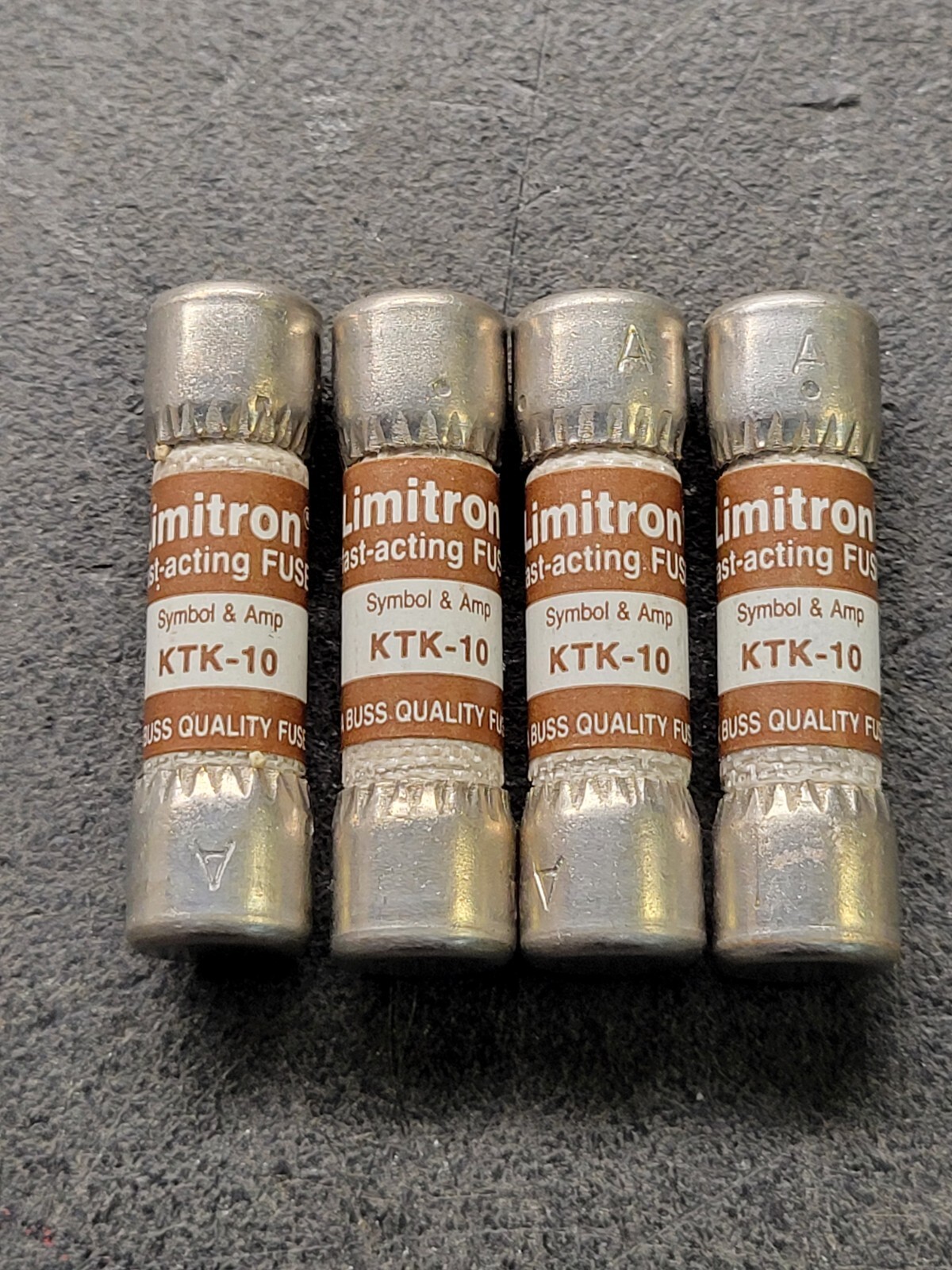 Limitron KTK-10 Fuse. Lot of 4.