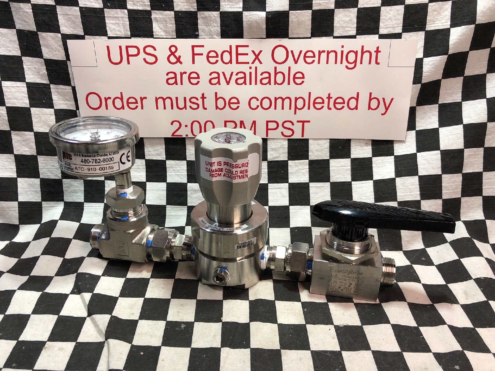 APTECH Pressure Regulartor AK1215S4PL8800, SS-45S12, ATC-910-00135, 12ET12-316