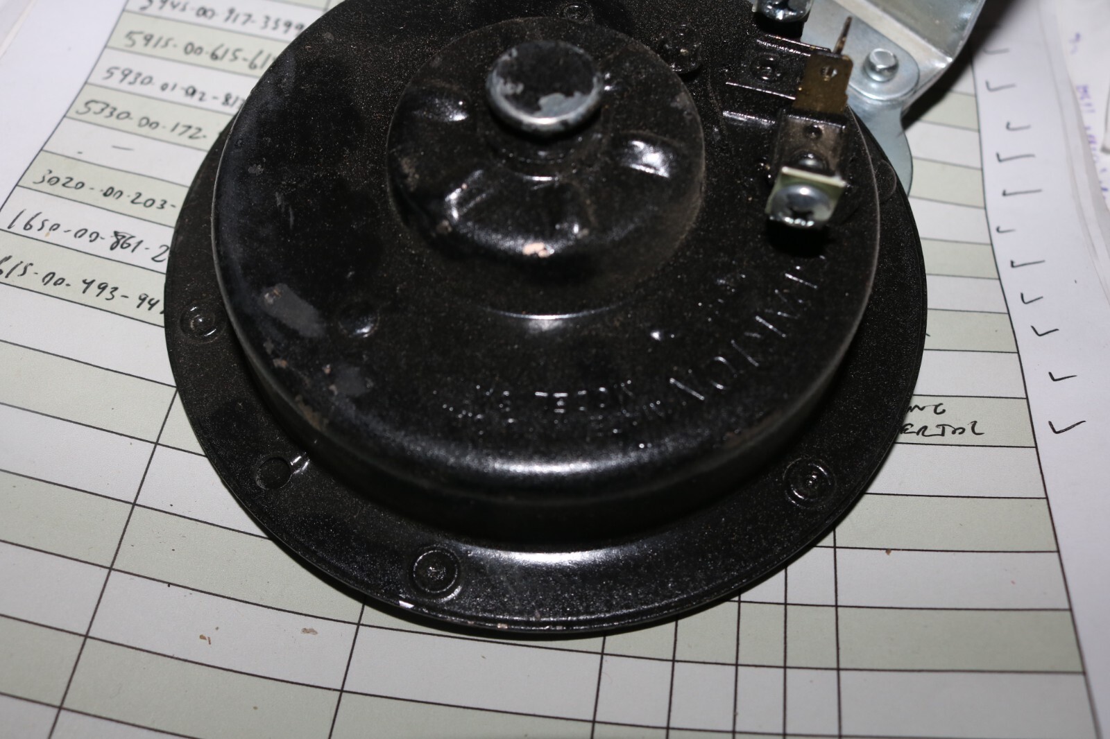 NOS Caterpillar Horn assy PN 5D3570 2590-00-135-6277