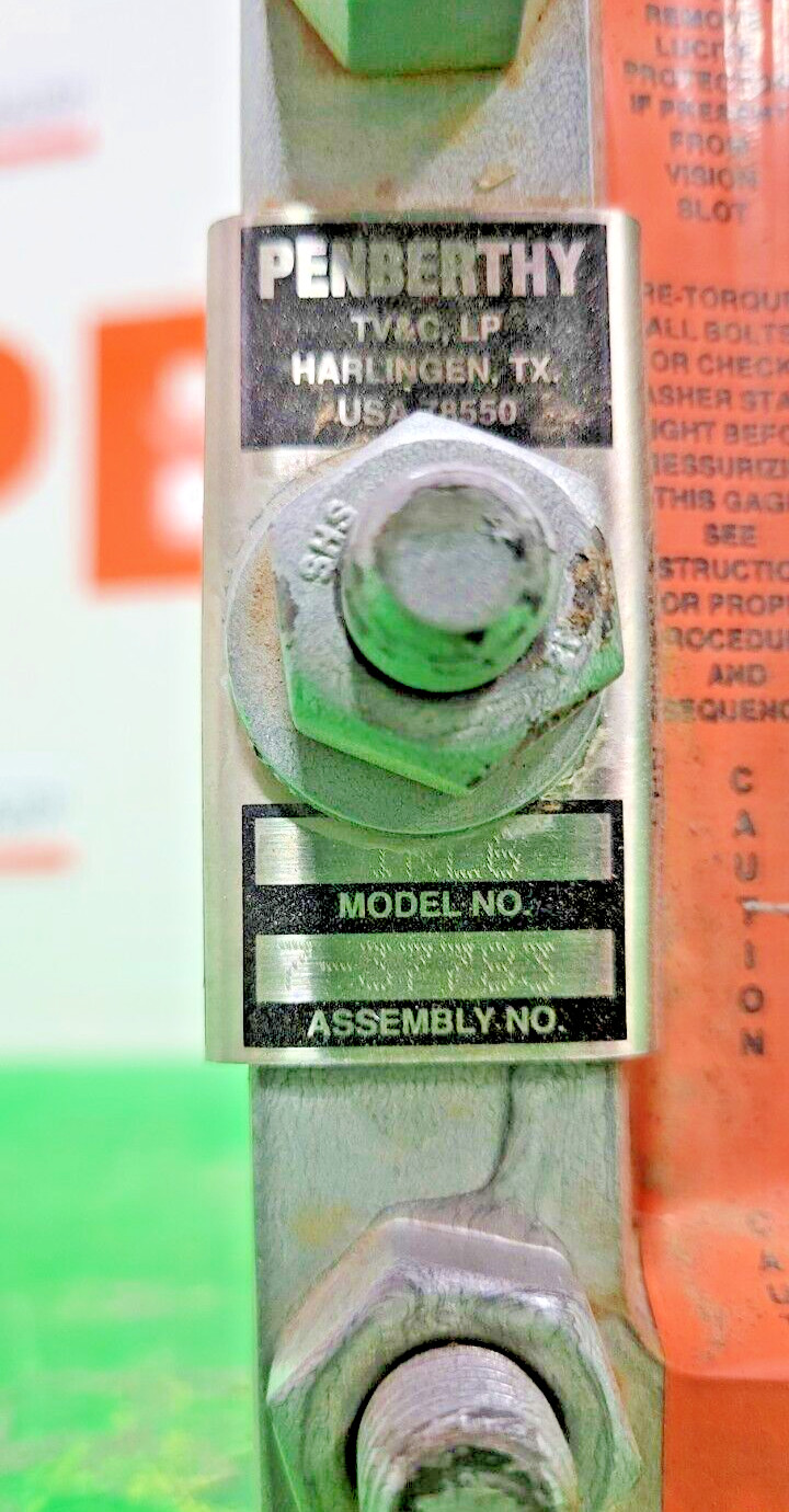 🟠PENBERTHY FLAT GLASS GAGES 1RL6 LOW PSI STEEL PESSCO OFFERING 1 G072224-1-6 🗽