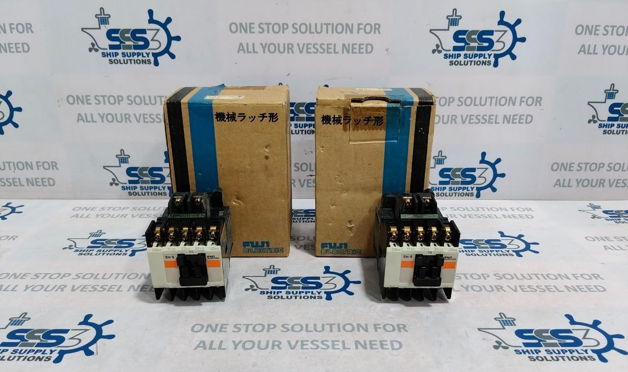 Fuji Electric SH-5 Contactor 100V 50Hz 100-110V 60Hz 10A (Unused New)