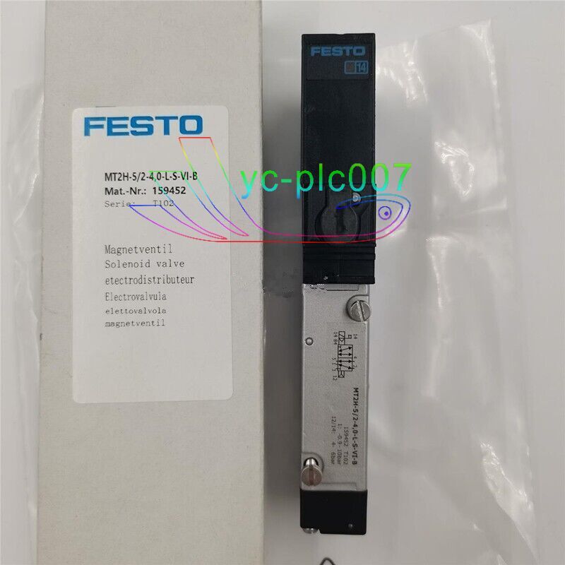In Stock Newest & Original FESTO MT2H-5/2-4,0-L-S-VI-B Solenoid Valve 159452