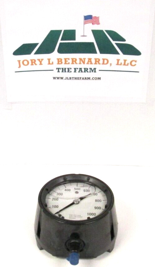 ASHCROFT DURAGAUGE, 0-1000 PSI, LIQUID FILLED, 1/4″ MNPT BOTTOM MOUNT, SURPLUS