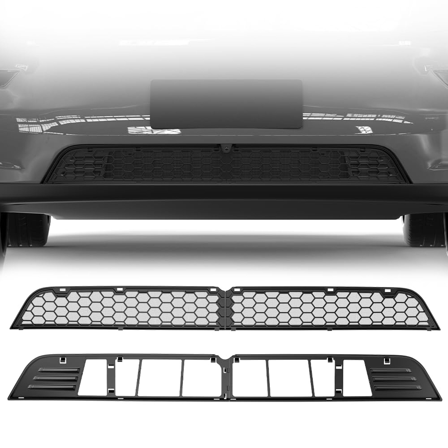 Grille Mesh Inserts for 2025 2026 Tesla Model Y Juniper – Front Air Vent C