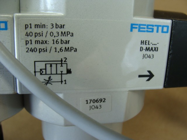 FESTO ASSY HE-D-MAXI LFR-D-5M-MAXI FRM-D-MAXI HEE-D-MAXI-24 HEL-D-MAXI HE-D-MAXI