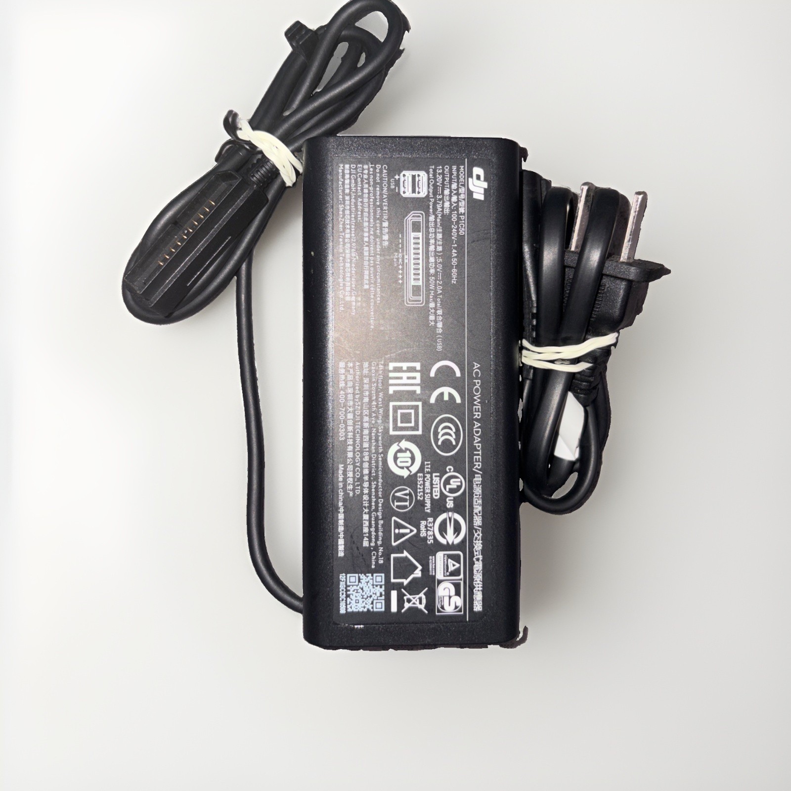 FOR DJI Mavic Air Charger battery charg AC Cable 50W 13.20V 3.79A adapter/P1C50