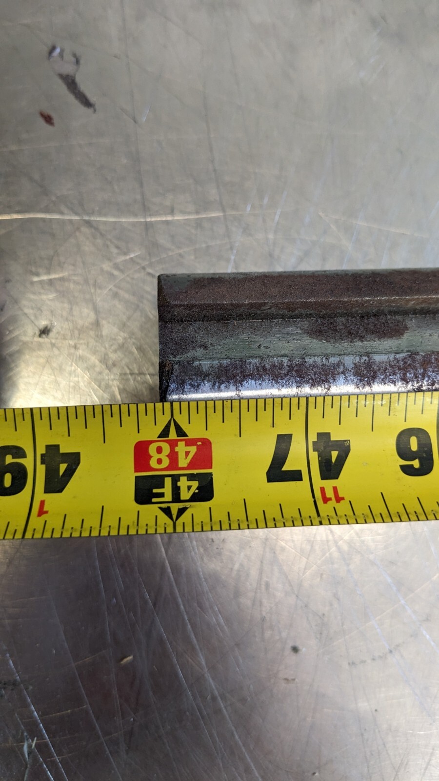 Round Linear Shafting 2.19″ Dia 48″ OAL Steel 1/2″ Key 2.19K1045ST-3