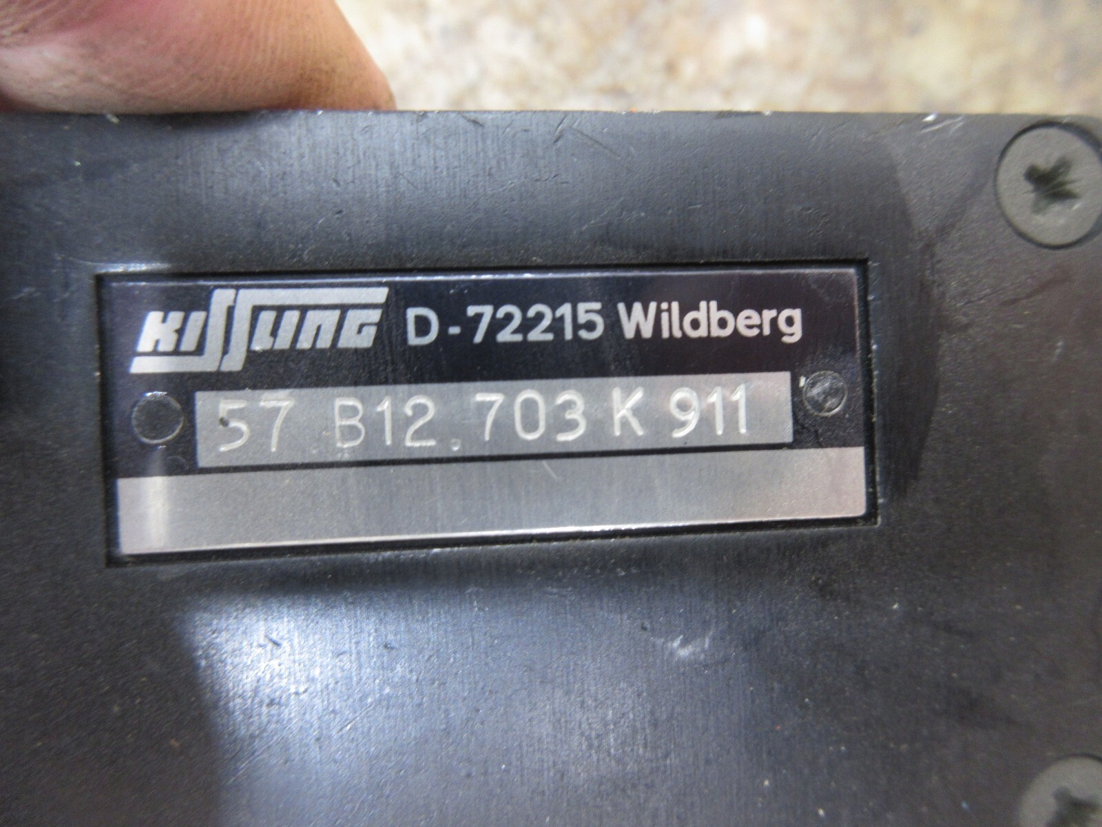 KISSLING LIMITI SWITCH 57 B12 703K 911 57B12703K911 EACH 1