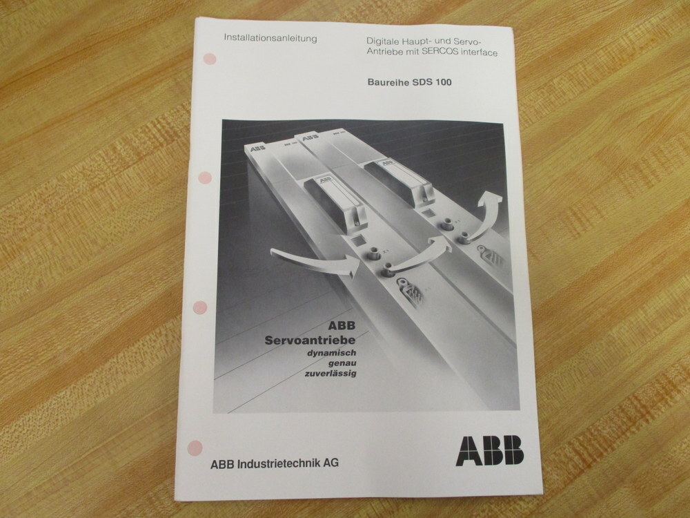 ABB D-ANT-4101-92 Series SDS 100 Installation Instructions In German DANT410192