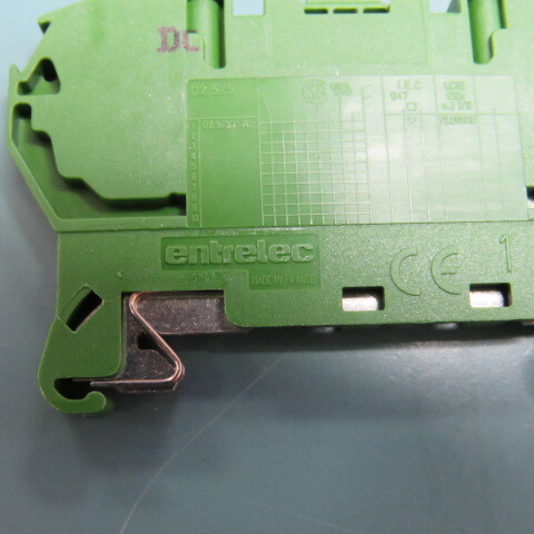 ENTRELEC D2.5/5.P.4L Qty of 10 per Lot TERMINAL BLK TYPE D2.5/5.P.2L 2612 AWG