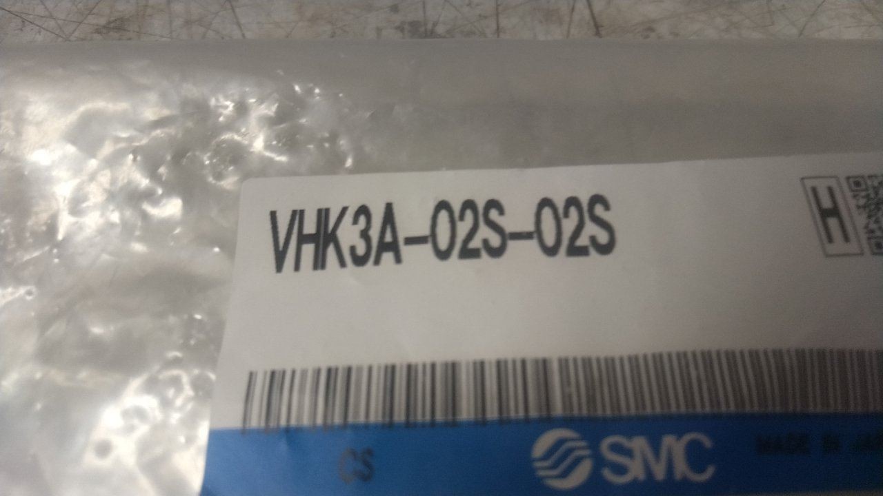 SMC VHK3A-02S-02S 10 Pk 1/4 In Port Connection Finger Valve
