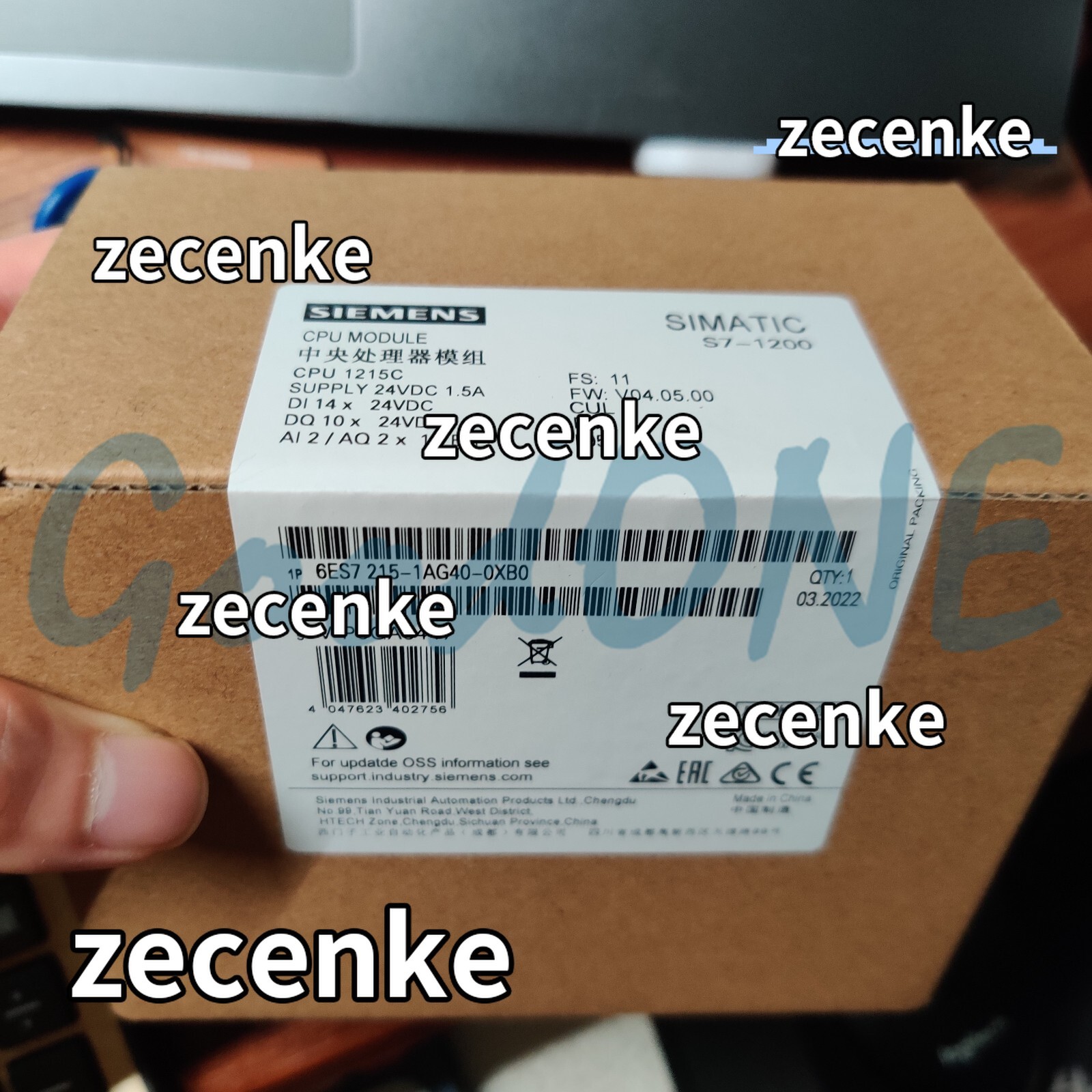 1PC New Siemens Unopened 6ES7 215-1AG40-0XB0 6ES7215-1AG40-0XB0 PLC