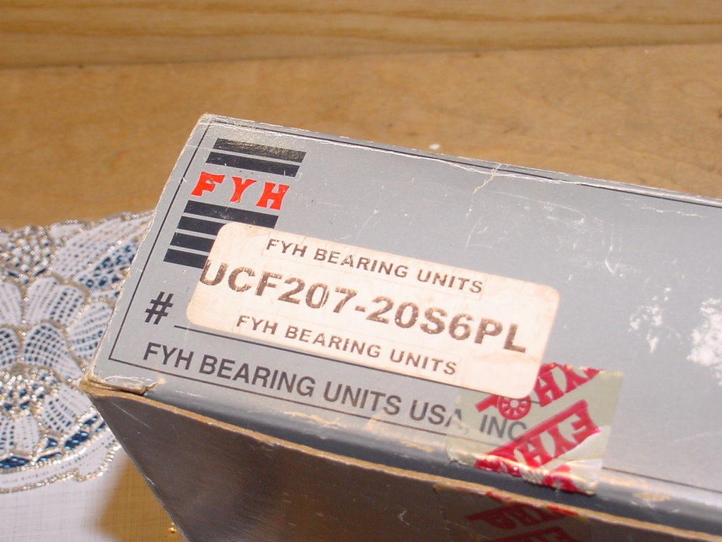 FYH UCF207-20S6PL 4-Bolt Flange Ball Bearing Unit, 1 1/4 Inch Bore, New Open Box