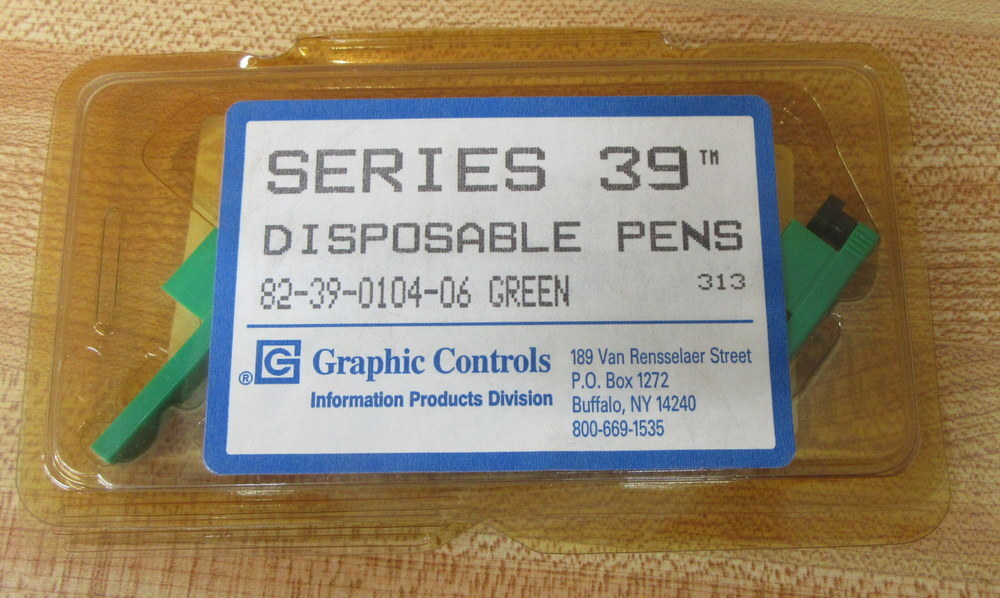 Graphic Controls 82-39-0104-06 Disposable Pens 8239010406 (Pack of 18)