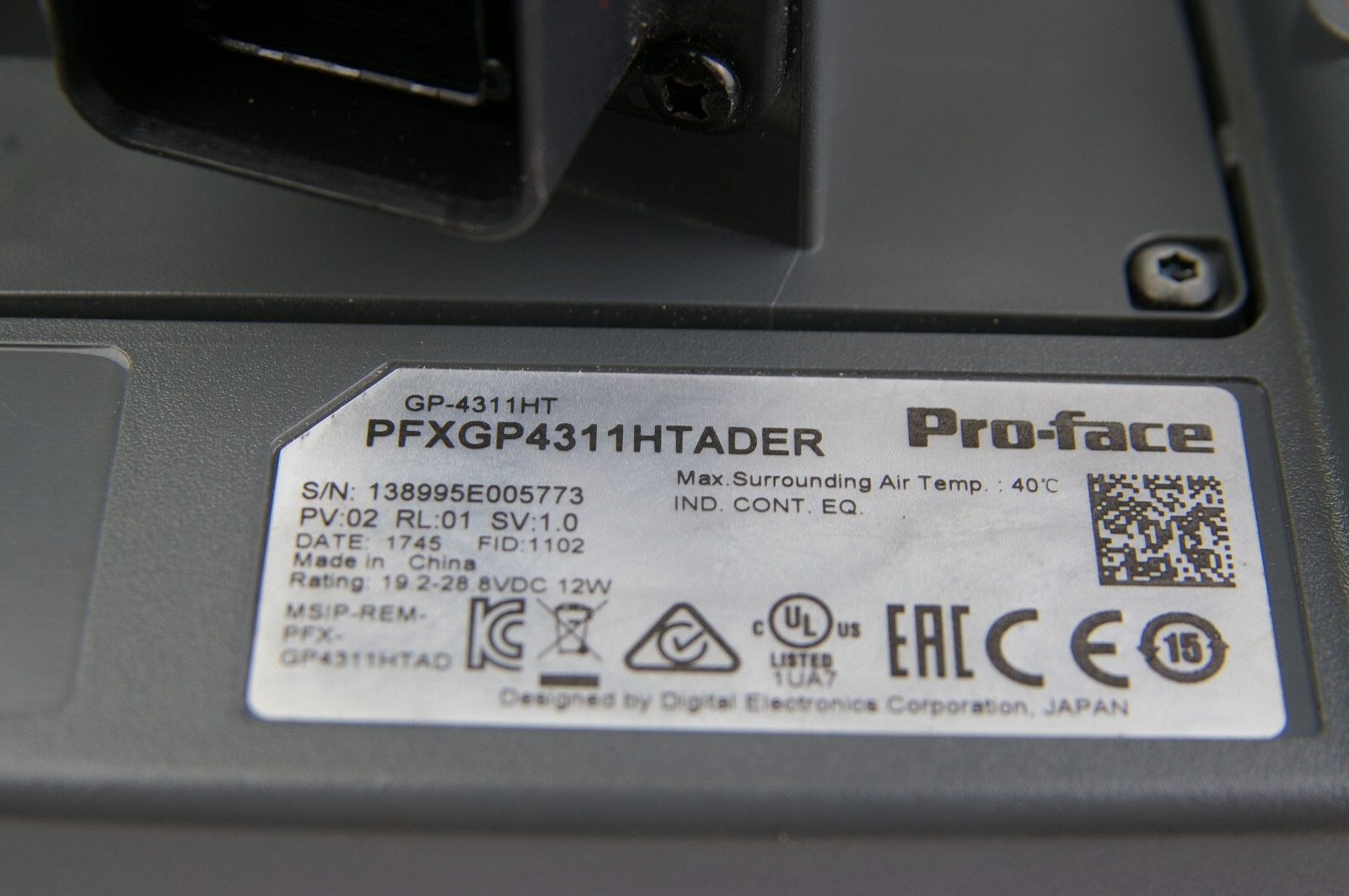 Pro-face GP-4311HT PFXGP4311HTADER
