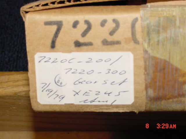 General Electric Drawing Number 7220C-200 / 7200-300, Gear Set XE245, 2 Piece