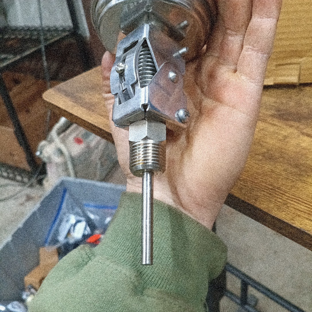 MARSH Temperature Gauge 0-250 Degrees F -20 to 120 Degrees C USED