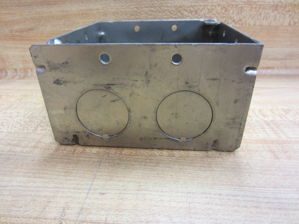 Raco 4″ x 4″ x 2-3/16″ 4″ X 4″ X 2-3/16″ Two Gang Outlet Box