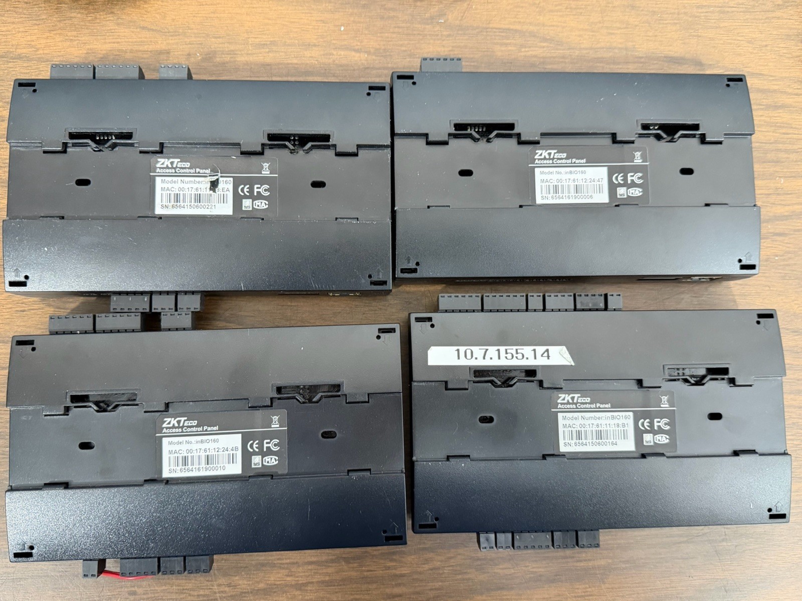 ZKTeco inBIO160 Advanced Access Control PRICE FOR (1) Unit Only