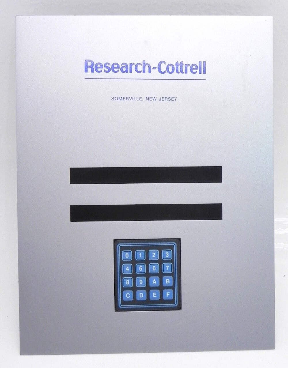 Research-Cottrell Keypad Display Panel RK-1349-CSA