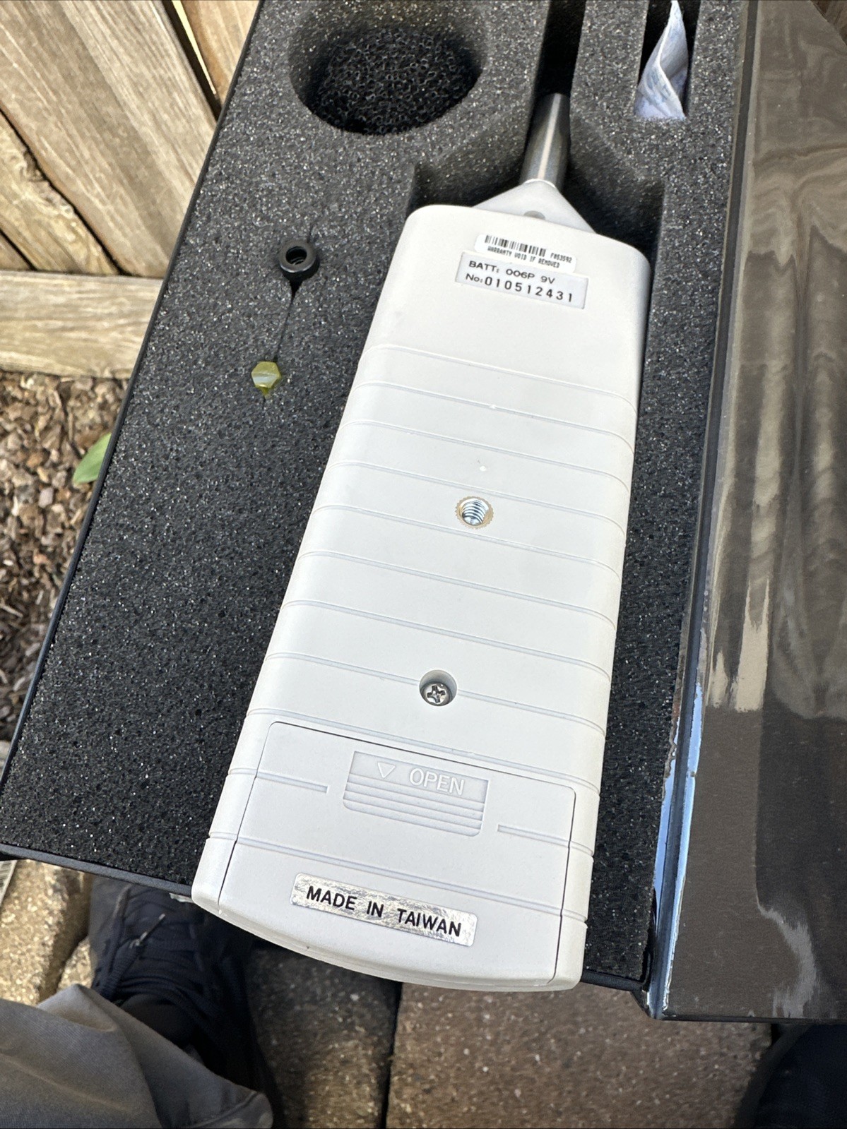 Extech model 407736 Digital Sound Level Meter w Case & Manual Extech
