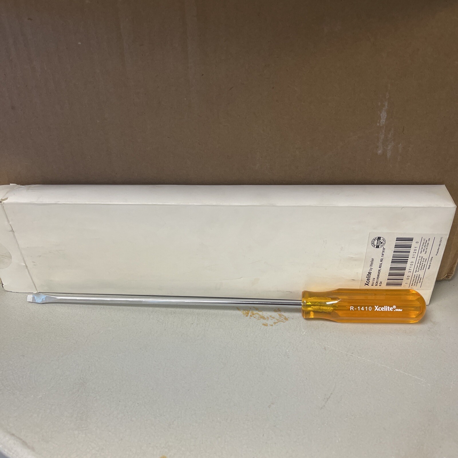 Xcelite R1410 1/4 in. x 10 in. Round Blade Slotted Screwdriver