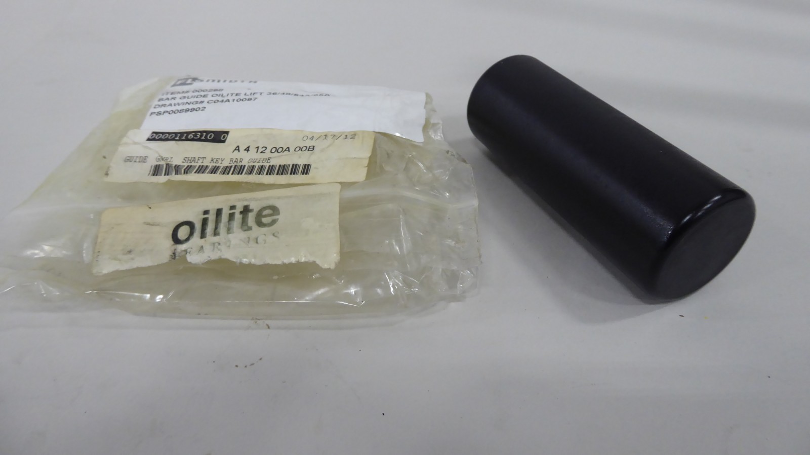 Oilite C04A10097 Bar Guide Lift 36/48/S4A/65A 000298 4″ x 1-1/2″