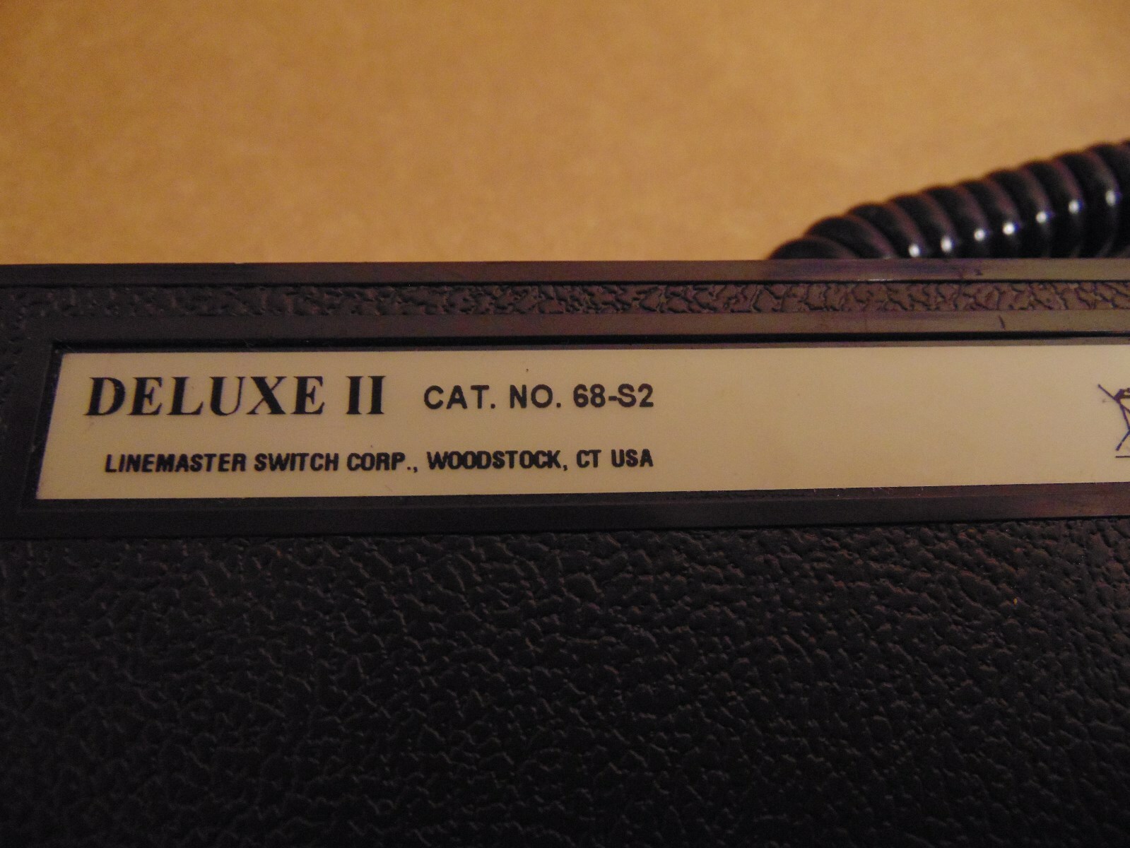 Deluxe II Linemaster 68-S2 Foot Switch