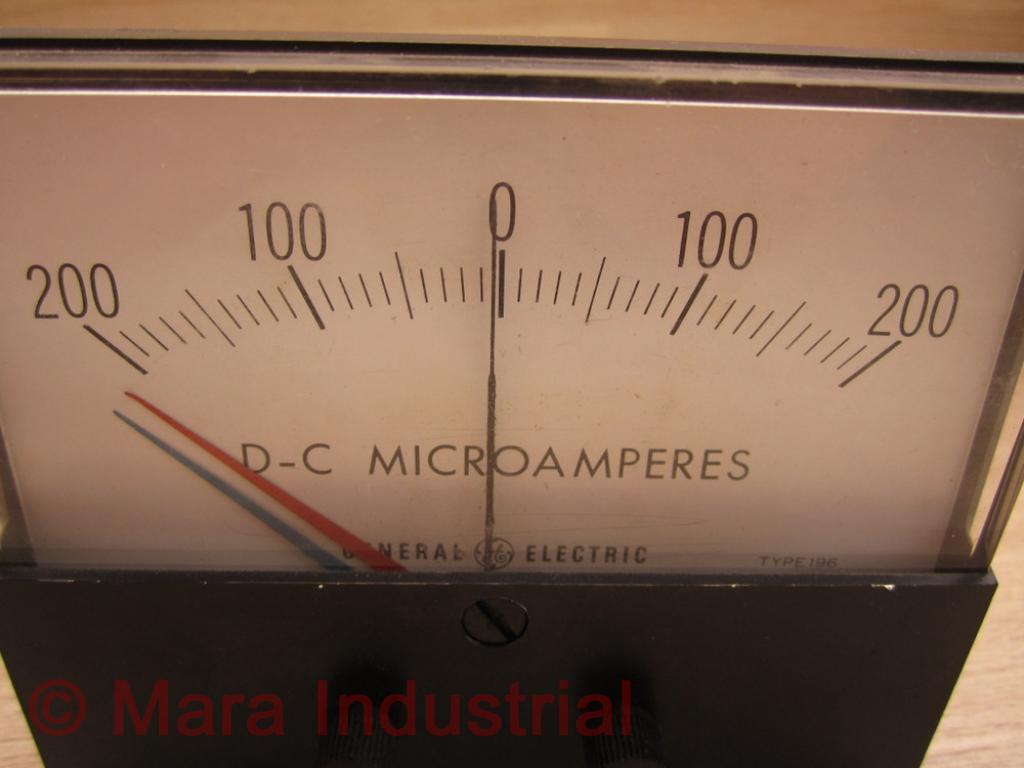 General Electric 50-1964360Y0Y1JAA D-C Microamperes D-1255K16705