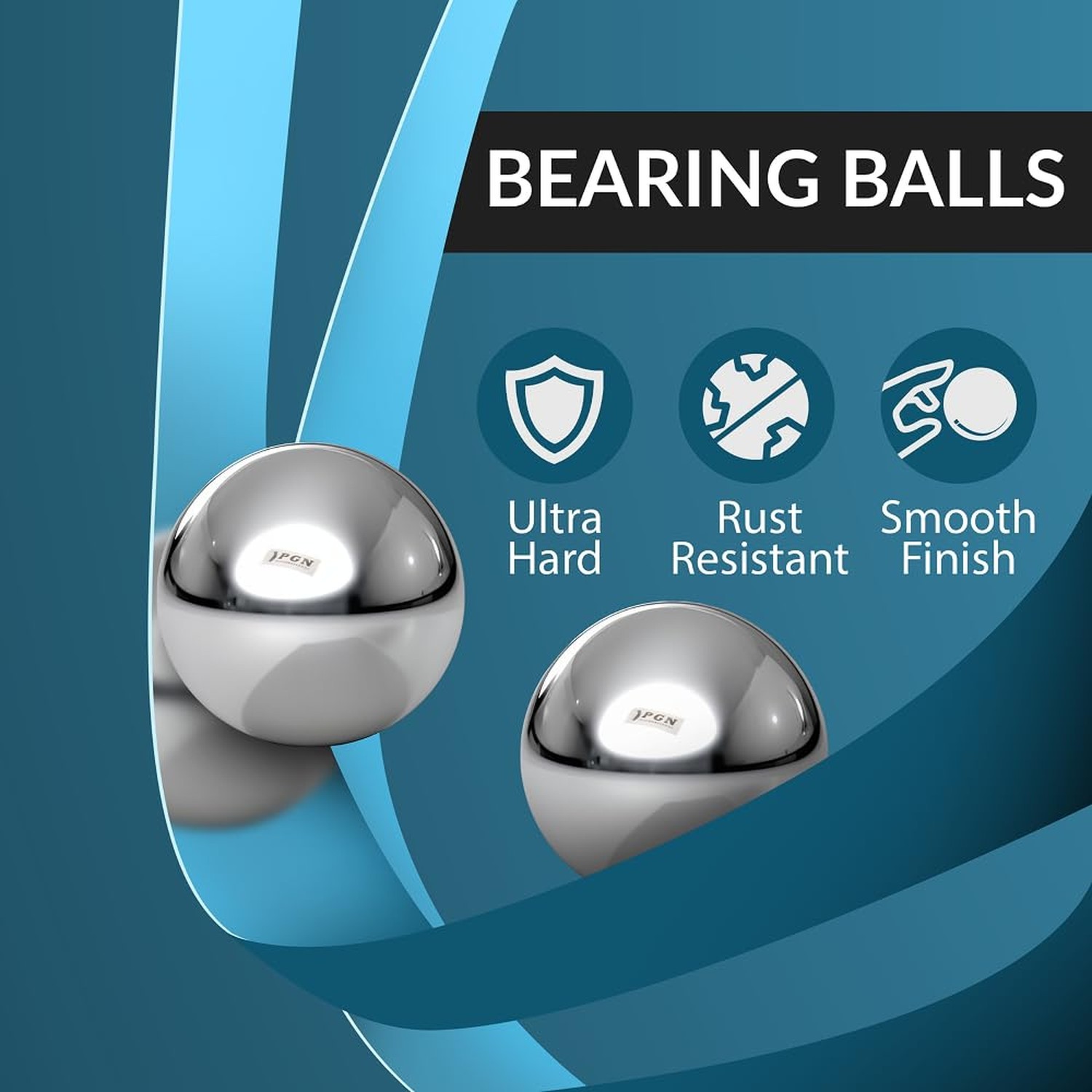 (100 Pieces) PGN – 3/4″ Inch (0.75″) Precision Steel Bearing Balls G100 100