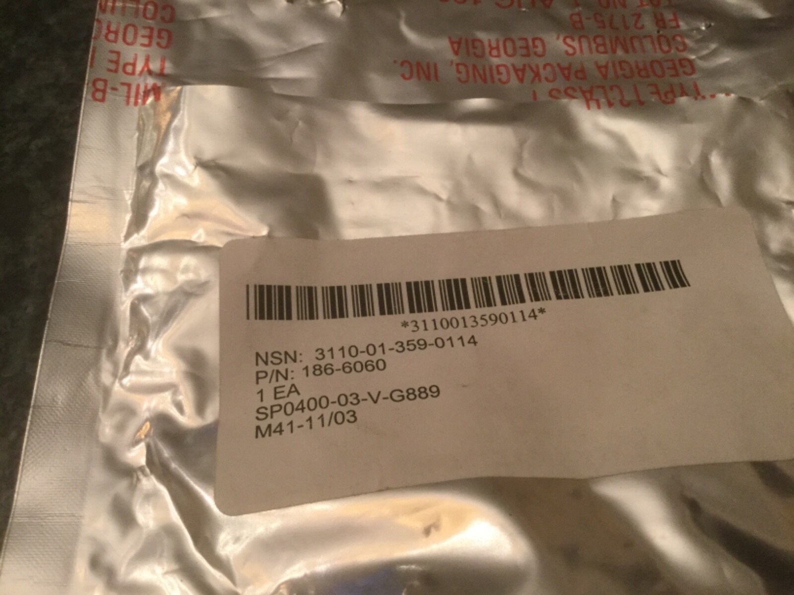 ONAN 0186-6060 BEARING NSN 3110-01-359-0114 MEP military generator new