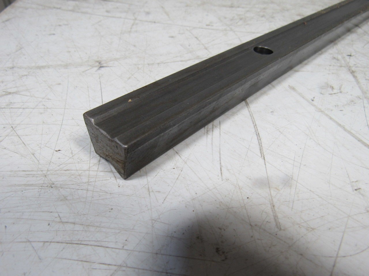Thomson LSR-24-PD 48″ L Linear Shaft Support Rail Pre-Drilled Steel 1-1/2″ D