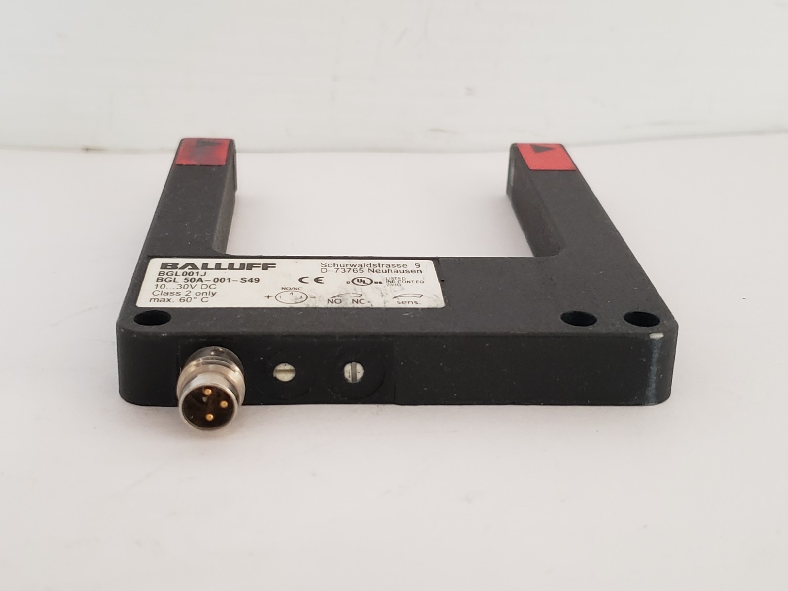 BALLUFF BGL50A-001-S49 FORKED SENSOR PNP NO/NC 10-30V DC (BL001J)