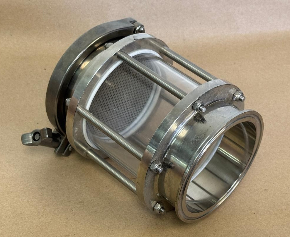 CIPRIANI HARRISON 4″ AISI 316L50/13 VALVE SIGHT GLASS WITH CLAMP