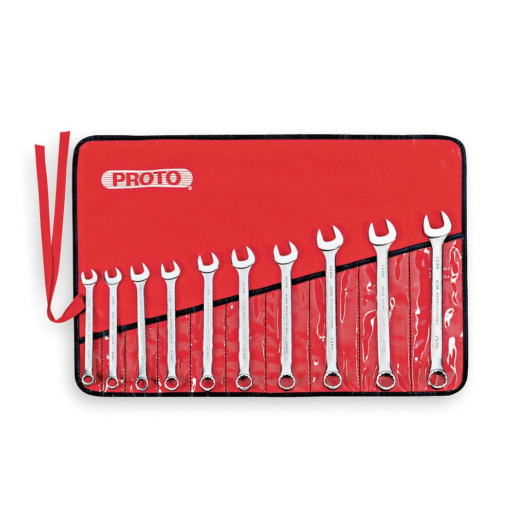 PROTO J1200K-MASD Combo Wrench St,Steel,Satin,Stnrd, Ofst 449P56