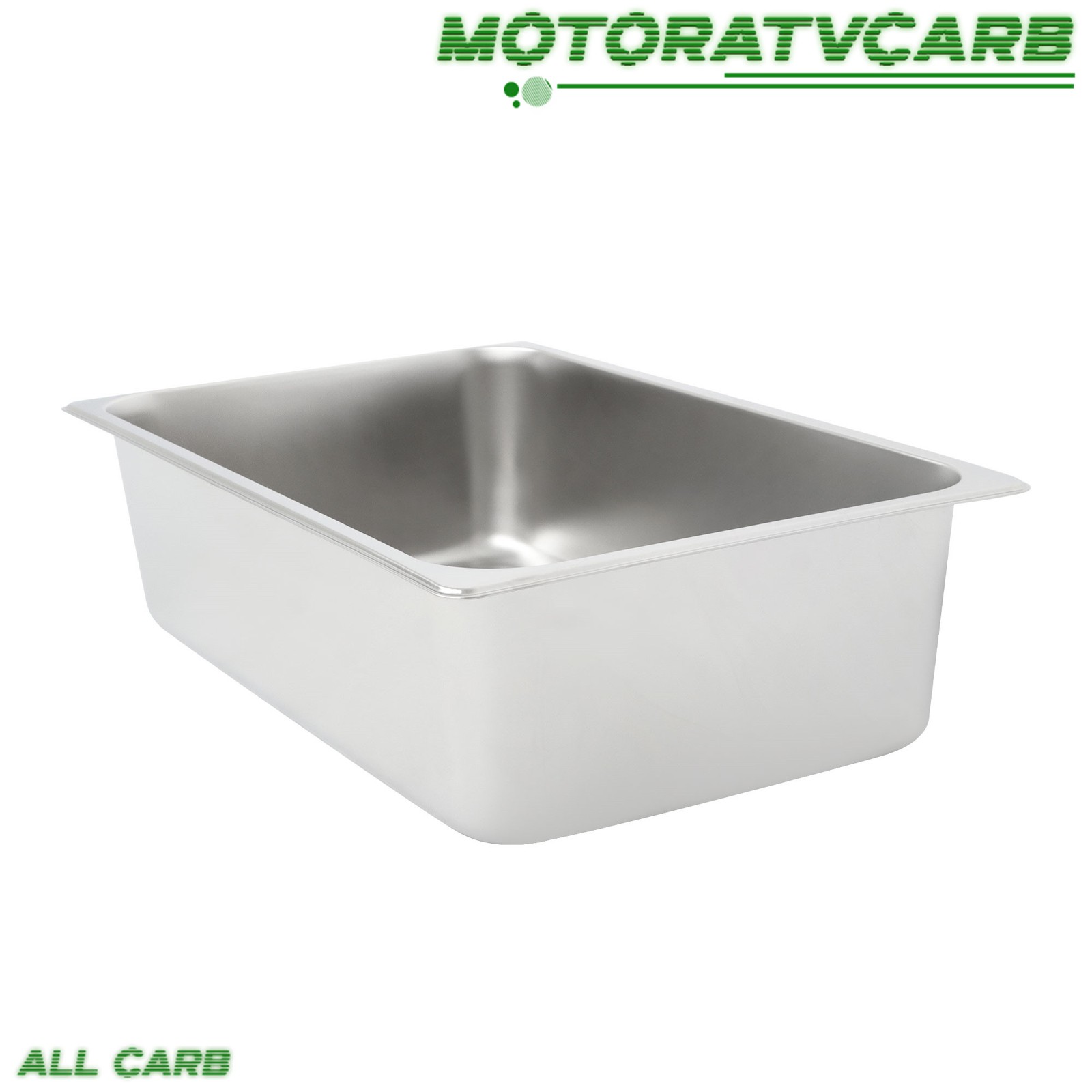 ALL-CARB 6× 6″ Deep Full Size Pans Catering Storage Metal Steamer Catering Trays