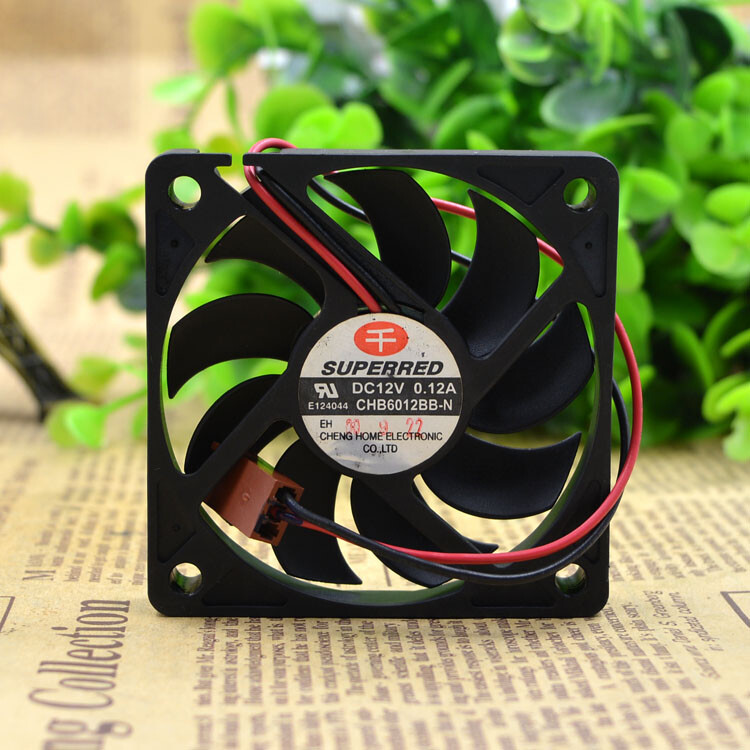 1PC NEW for SUPERRED 6010 CHB6012BB-N 12V 0.12A CPU6CM fan