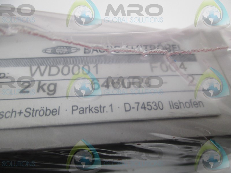 BAUSCH+STROBEL WD0001F004 LOAD CELL CAPACITY: 2kg NSMP