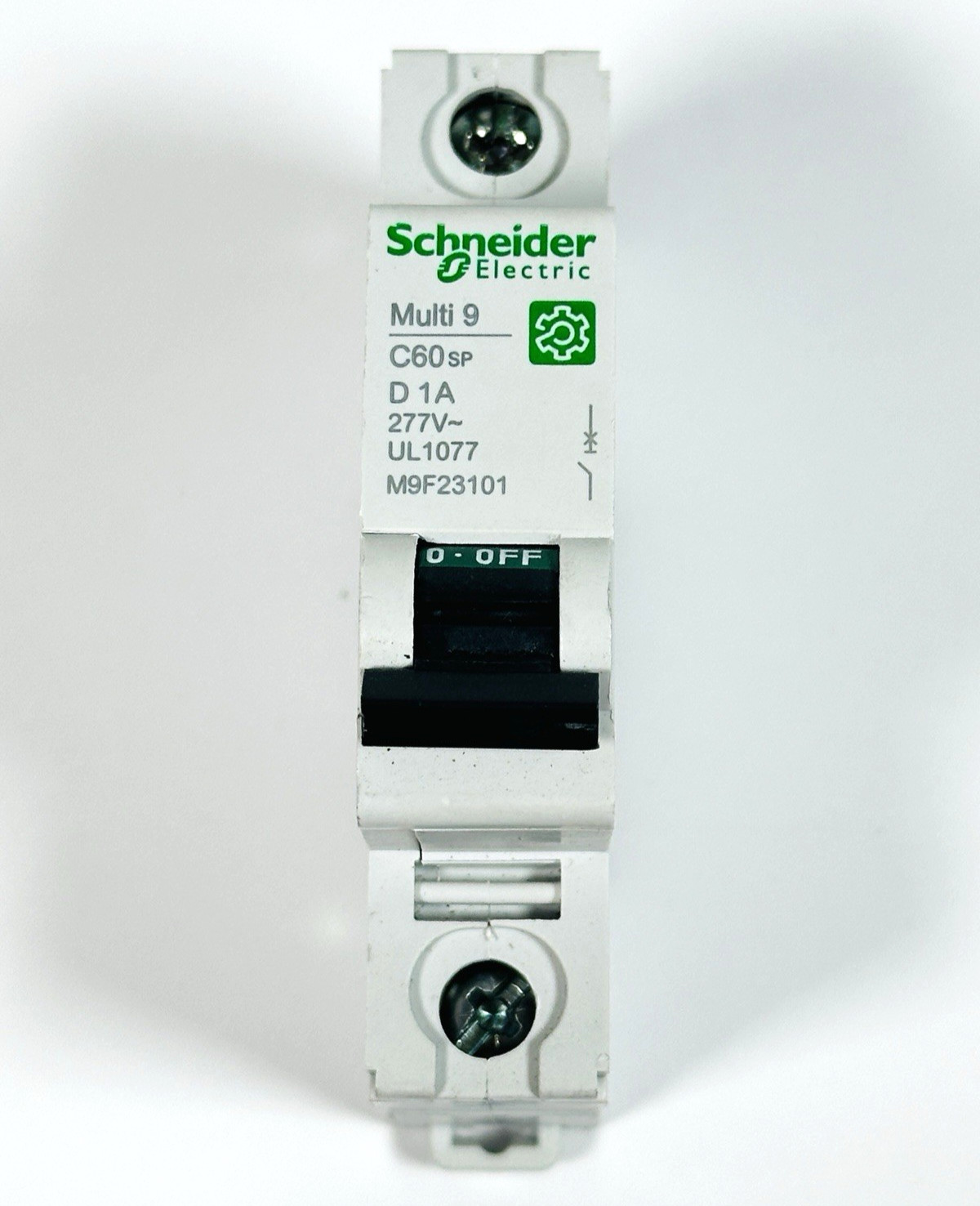 Schneider Electric M9F23101 Miniature Circuit Breaker Multi 9 C60SP 1P D 1A 277V