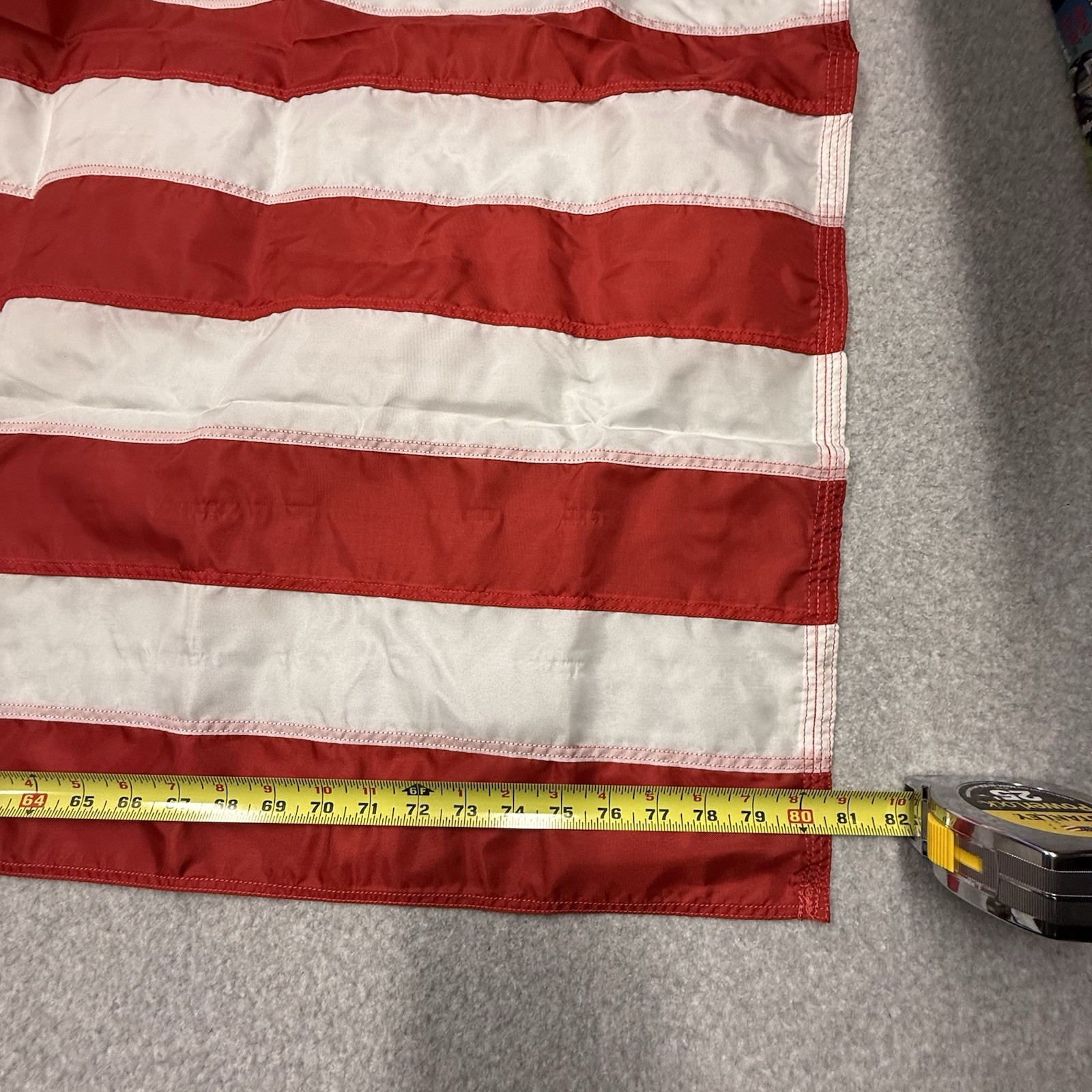 Valley Forge Flag Co 50 Star 3.5’x6.7’ Snap And Ring Attachment Stitched Stars