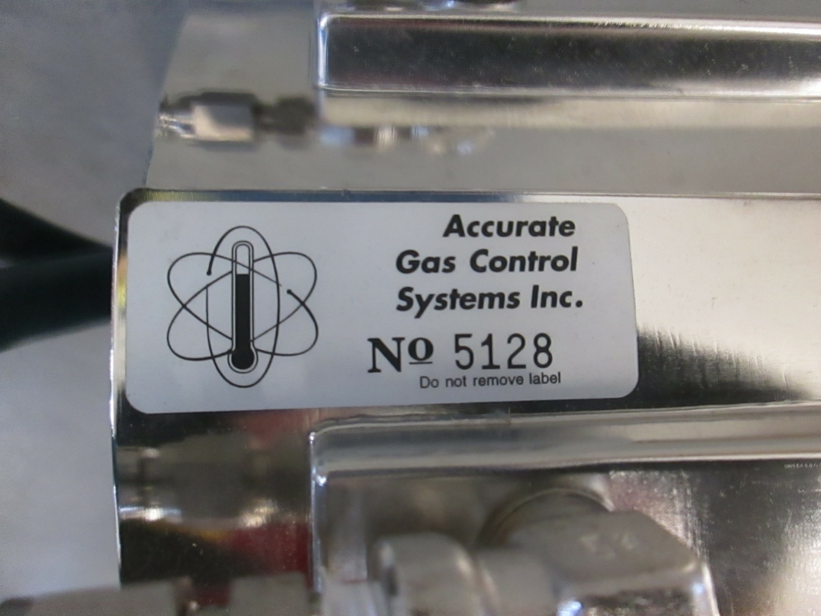Accurate Gas Control Systems, Recircular Metal Jacket No.5128, 42″, Used