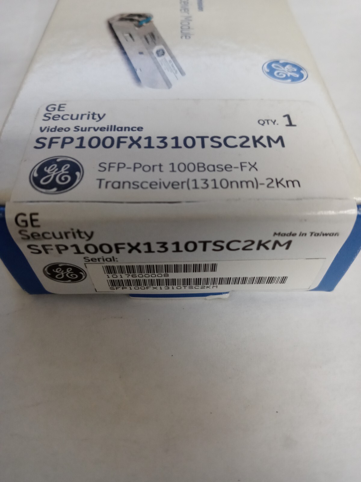 GE SFP100FX1310TSC2KM SFP TRANSCEIVER MODULE GE SECURITY
