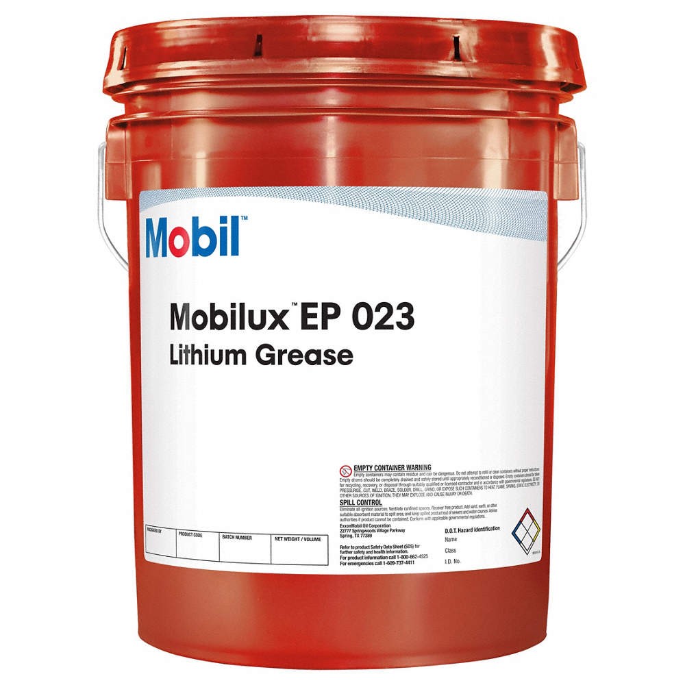 MOBIL 105993 Multipurpose Grease,Brown,35.2 lb,Pail 807HG7