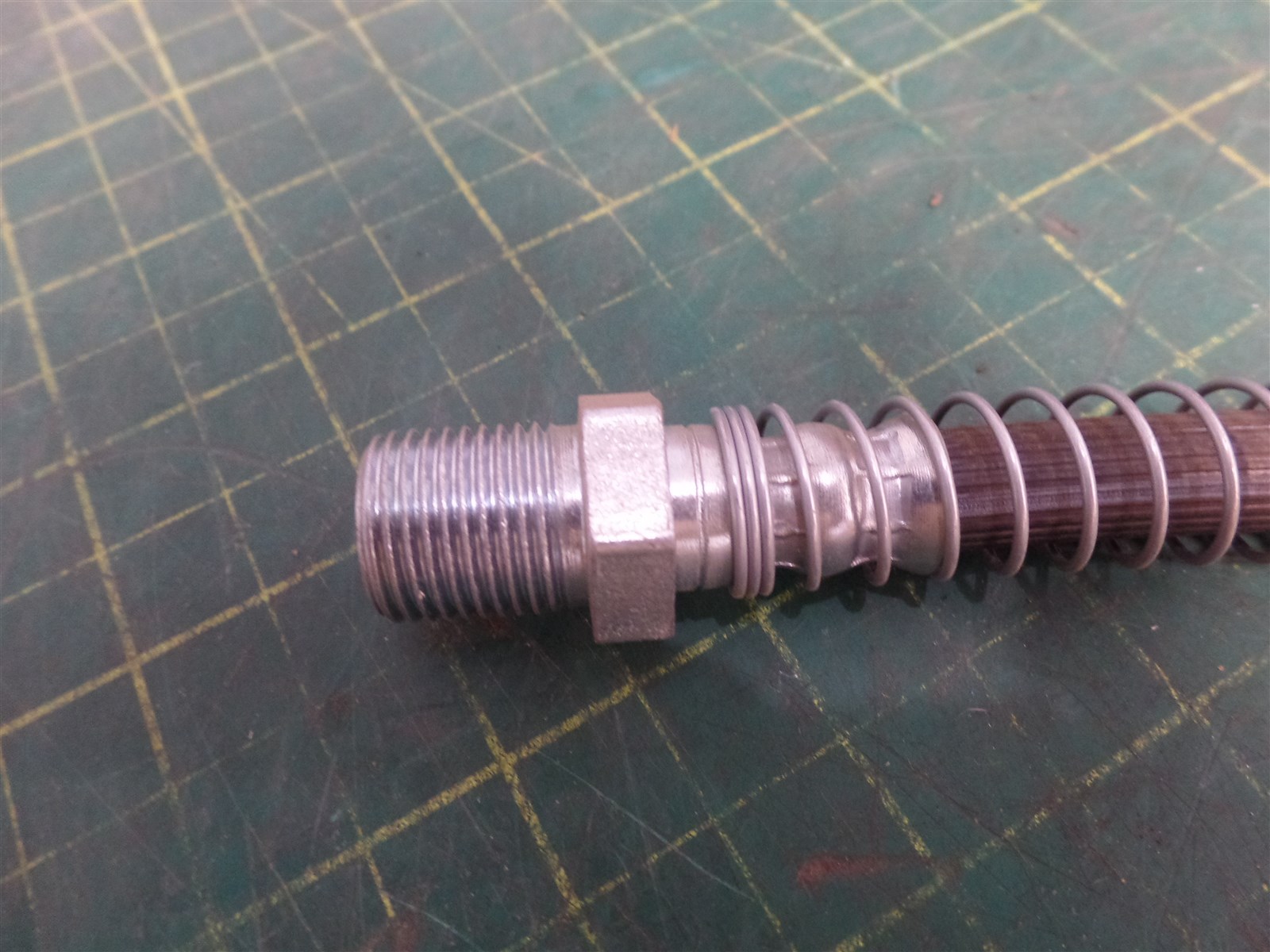GENUINE TROJAN O&K 10203276800 HYDRAULIC HOSE ASSEMBLY W/ ARMOR, 10-203276800