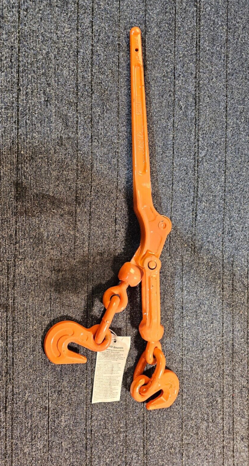 Koch Industries 3/8″ to 1/2″ Lever Load Binder Forged Steel Powder Coated Orange