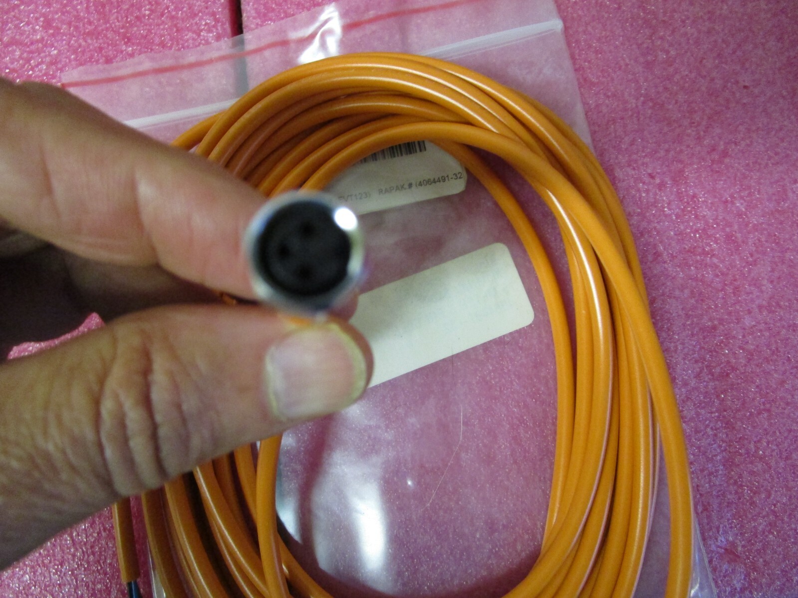 IFM Electronics EVT123 Female Cordset, 3 Pin, 5 Meter Cable Length CBL-100155