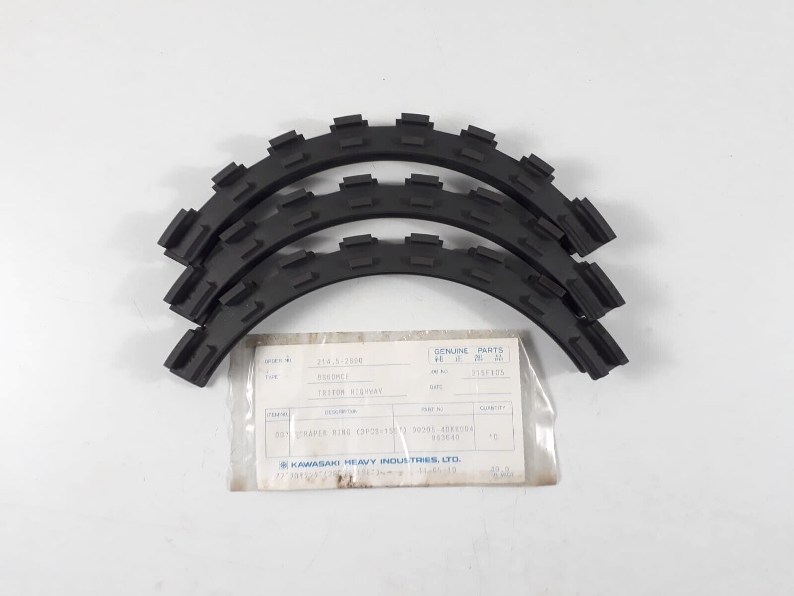 Scraper Ring P/N 90205-40KK004 963640 For Kawasaki 8S60MCE